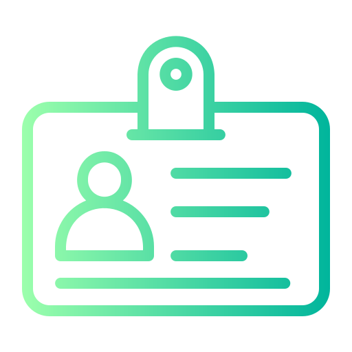 tarjeta de identificación icono gratis