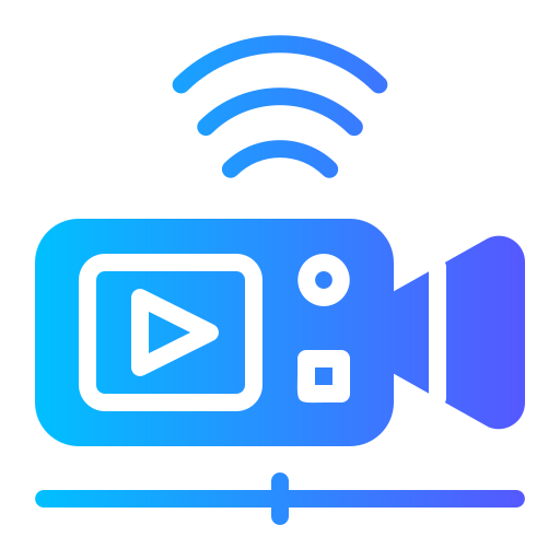 Live stream free icon Live stream free icon