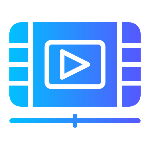 reproductor de video icono gratis