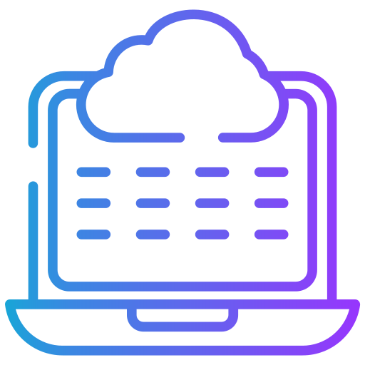 computación en la nube icono gratis