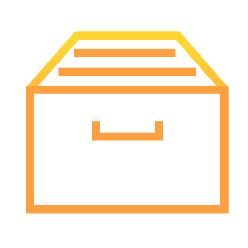 archivo de caja icono gratis