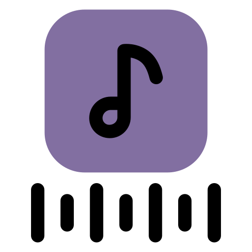 aplicación de música icono gratis