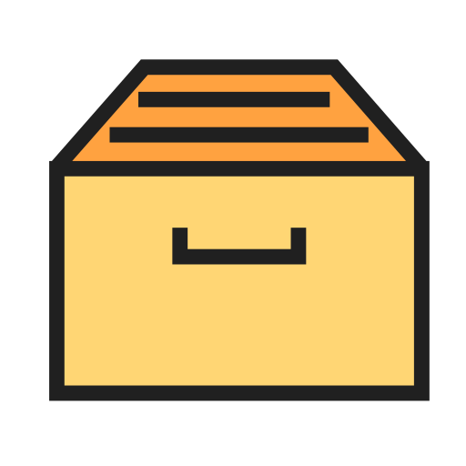 archivo de caja icono gratis