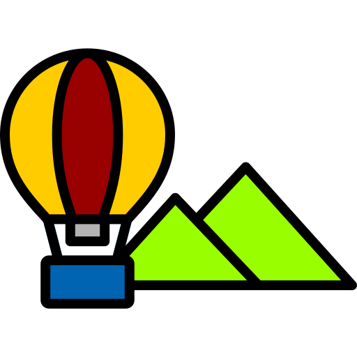 globo aerostático icono gratis