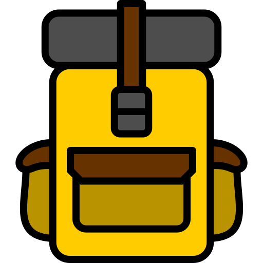 mochila icono gratis