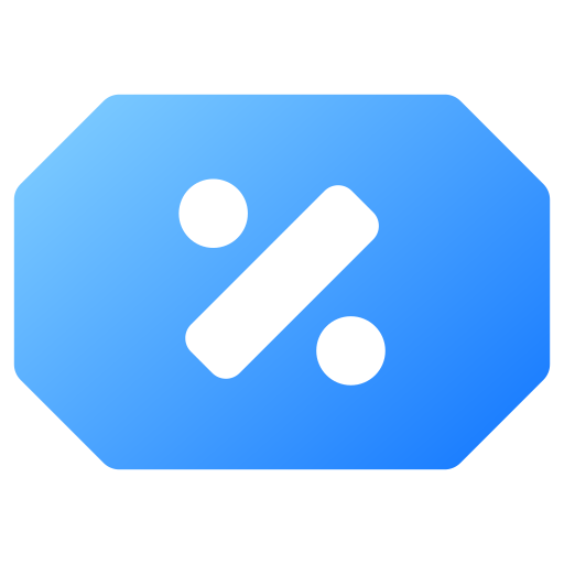 rabais Icône gratuit