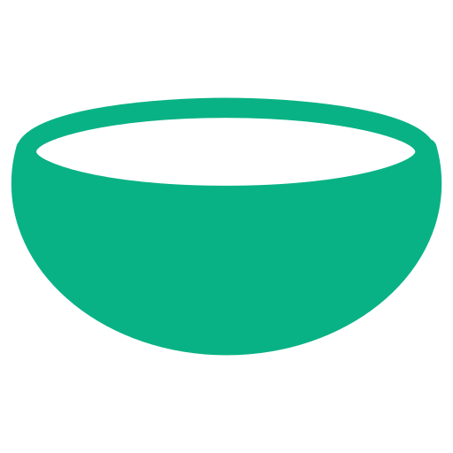 coupe au bol Icône gratuit