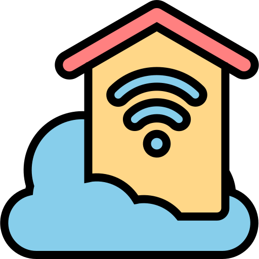 wifi en la nube icono gratis