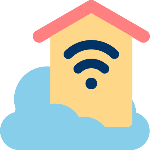 wifi en la nube icono gratis