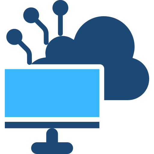 computación en la nube icono gratis
