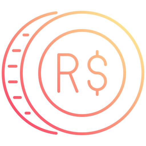 real brasileño icono gratis