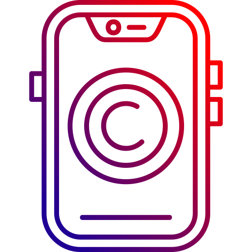 derechos de autor icono gratis