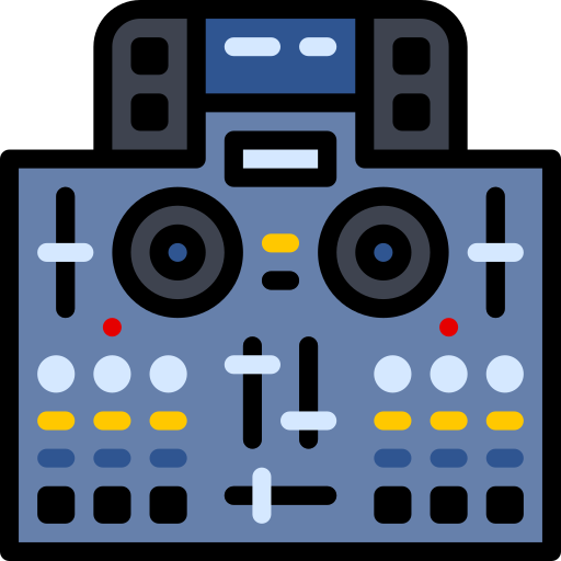 Controlador dj icono gratis