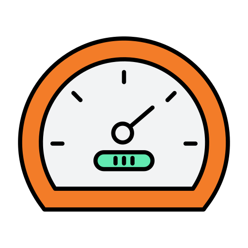 compteur de vitesse Icône gratuit