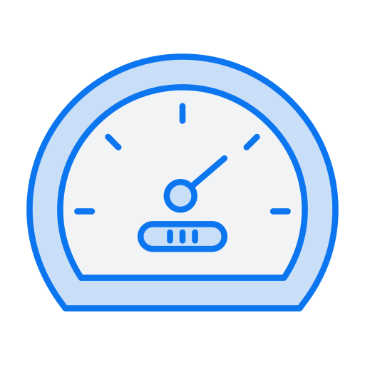 compteur de vitesse Icône gratuit