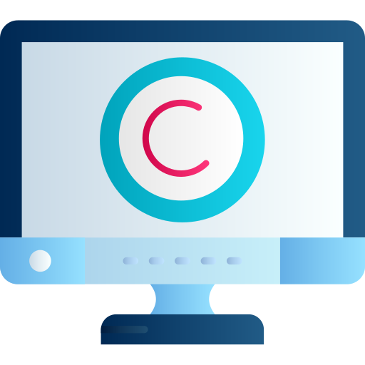 derechos de autor icono gratis