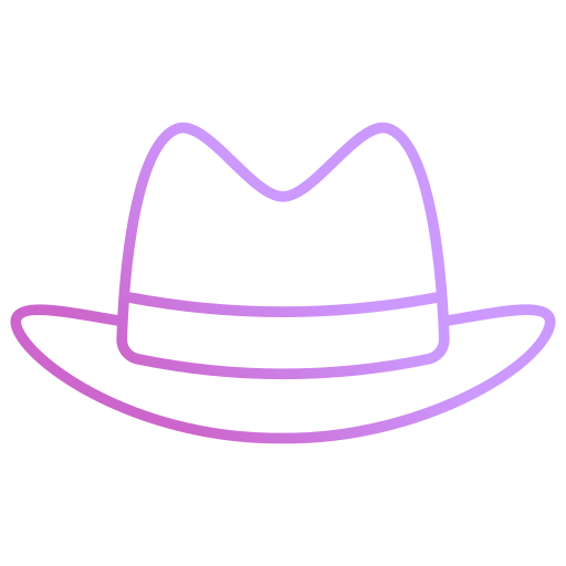 sombrero de fieltro icono gratis