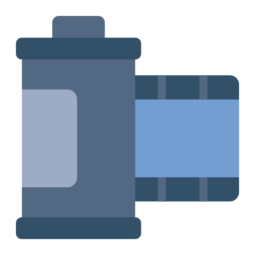 rollo de película icono gratis