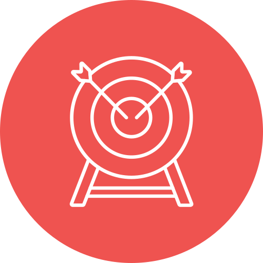 tiro al arco icono gratis