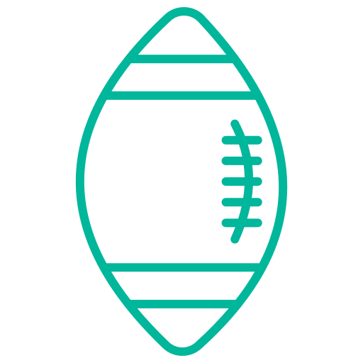 Rugby ball free icon Rugby ball free icon