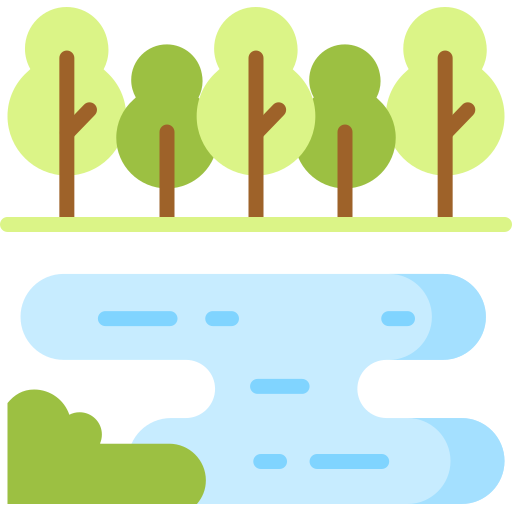 Lago grátis ícone