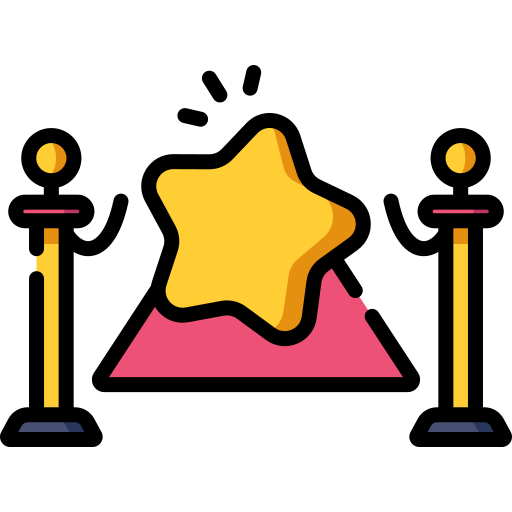 Red carpet free icon