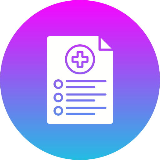 Медицинский рецепт бесплатно иконка