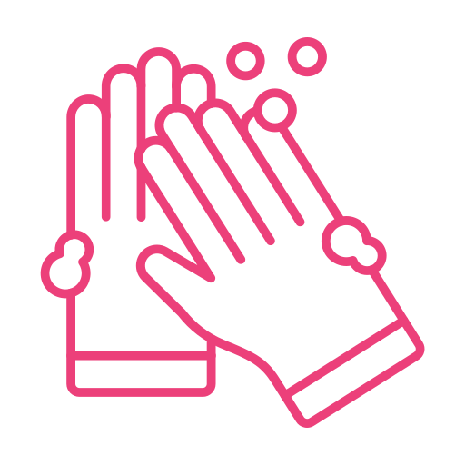 Hand wash free icon