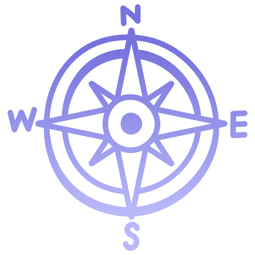 brújula icono gratis