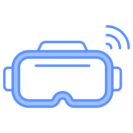 gafas de realidad virtual icono gratis