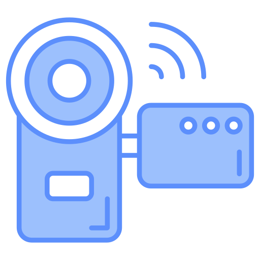 grabadora de vídeo icono gratis