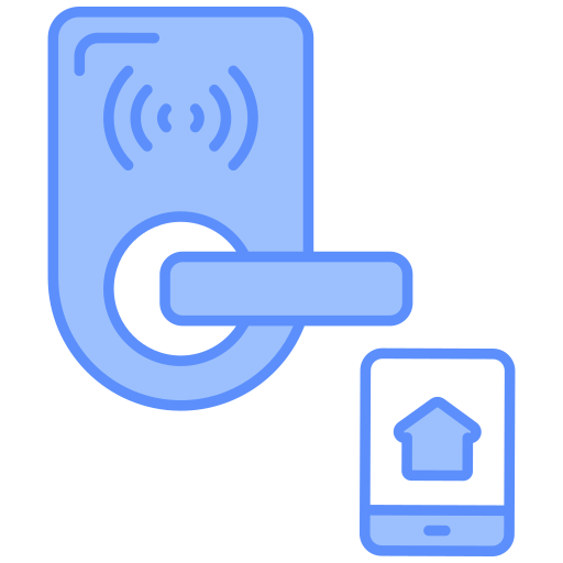 cerradura inteligente icono gratis