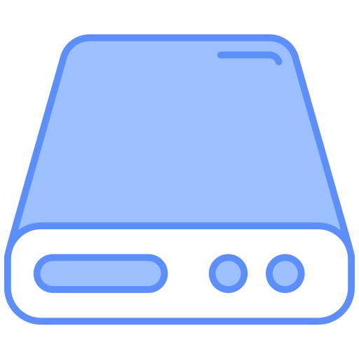 Hard drive free icon