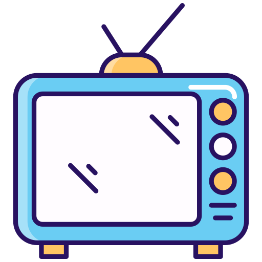 television vieja icono gratis