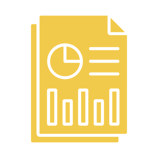 reporte de negocios icono gratis