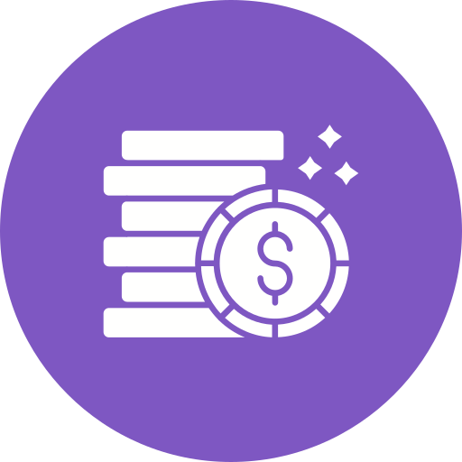 monedas icono gratis