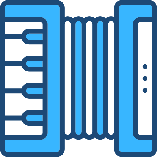 acordeón icono gratis