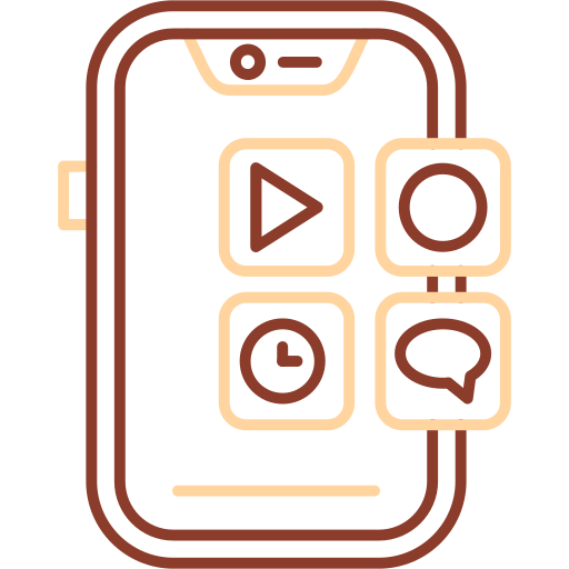 aplicación movil icono gratis