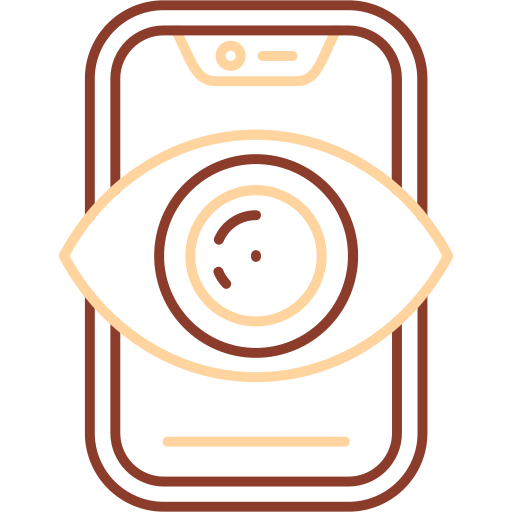 visión icono gratis