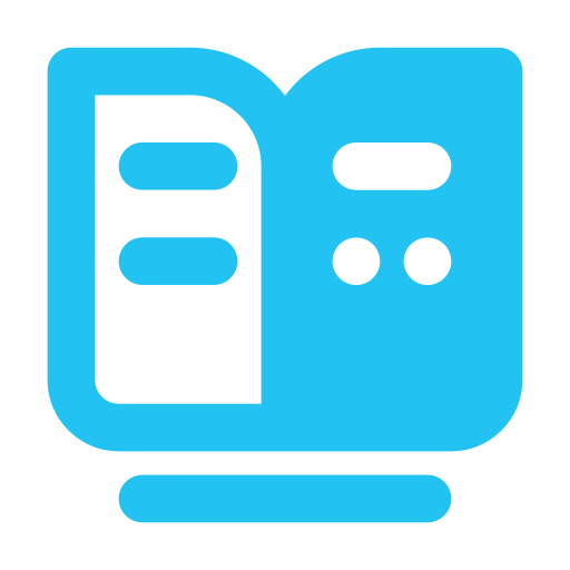 libro abierto icono gratis