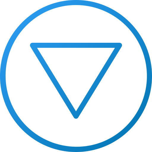 abajo galón icono gratis