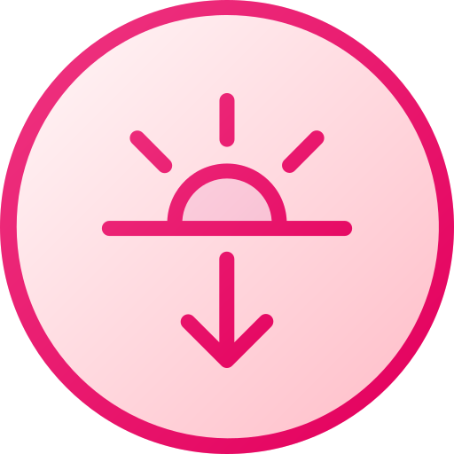 atardecer icono gratis