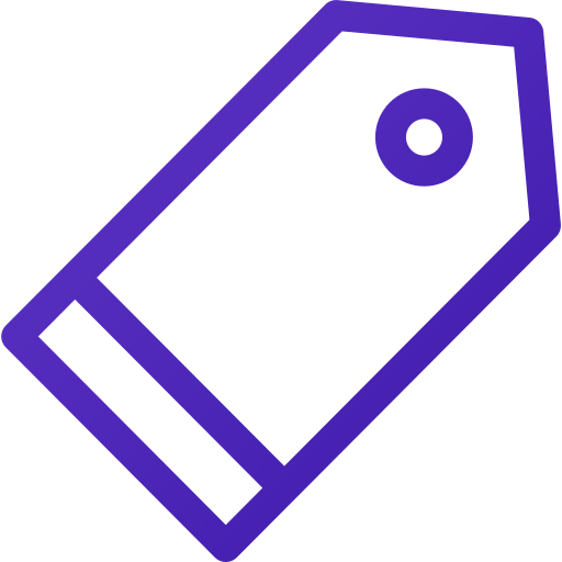 etiqueta de precio icono gratis