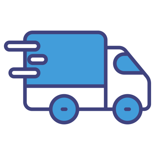 camión de reparto icono gratis
