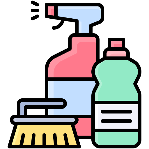 Cleaning products free icon