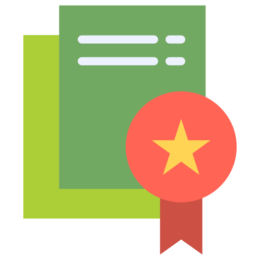 자격증 무료 아이콘