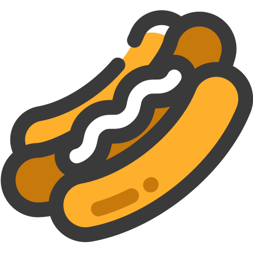 hot dog icono gratis