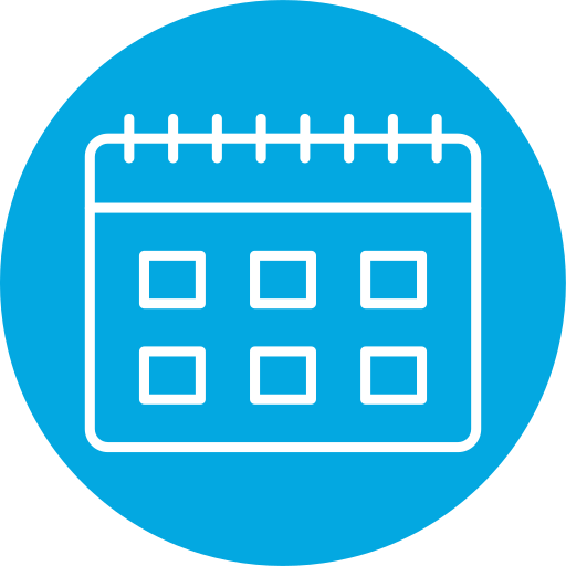 fecha del calendario icono gratis