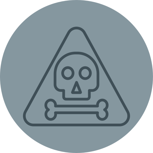 Danger sign free icon