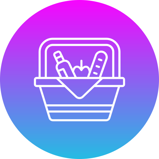 Корзинка для пикника бесплатно иконка